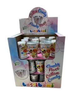 Cotton Candy Floss 36 x 20g Lolliboni 