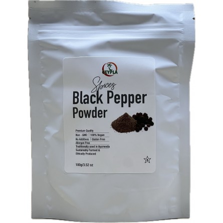 [90013] Black Pepper Powder 12 x 100g Ceypla