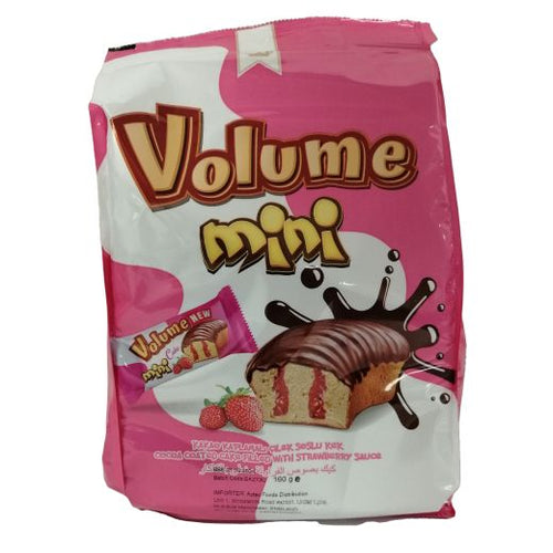 [43328] Volume Mini Cocao Cake Strawberry 12 x 160g