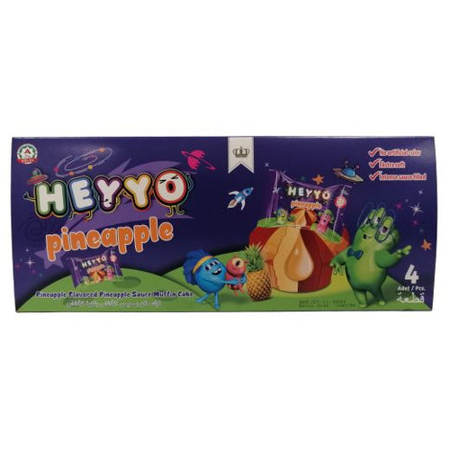 [43334] Heyyo Pineapple Cake Pineapple Sauce 24 x 160g
