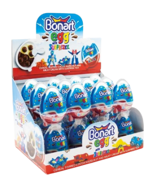 [14501] Dinosaur Egg With Surprise Toy 24 x 20g JM Bonart