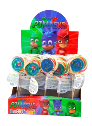 [NO SKU] PJ Masks Lollipop 50 x 30g Lolliboni