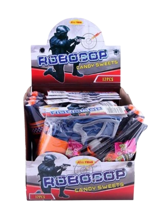 [14064] Toys Candy Robocop 12 x 5g Jellyman