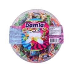 [£1.33 each - 11322] Sour Assorted Sweets New 12 x 250g Damla - HALF CASE