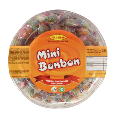 [£1.00 each - 23456] Mini Bonbon 12 x 250g Jellyman - HALF CASE