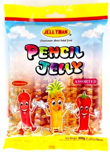 [14560] Pencil Jelly 20pcs x 20g (20 x 400g) Jellyman