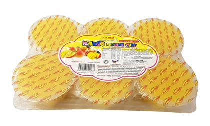 [14541] Pudding Cup Mango Flavour 6 cups x 80g 12 x 480g Jellyman