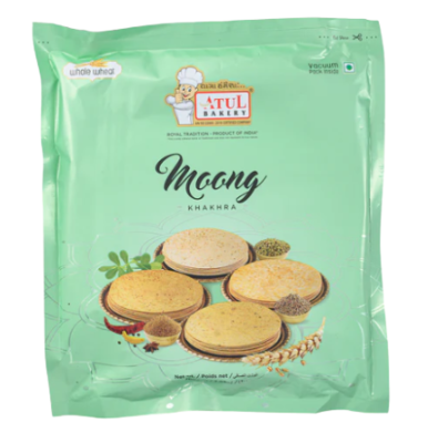[KMOON200] OUT OF DATE Moong Khakhra - 200g - Atul Bakery (30 x 200g) (45p each)