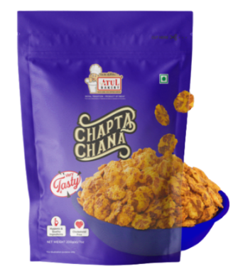 [CTHCHA200] OUT OF DATE APRIL 2024 Chapta Chana - 200g - Atul Bakery (20 x 200g) (50p each) 