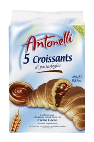 [93100] Dora Croissants Chocolate (pack of 5) 8 x 250g Antonelli