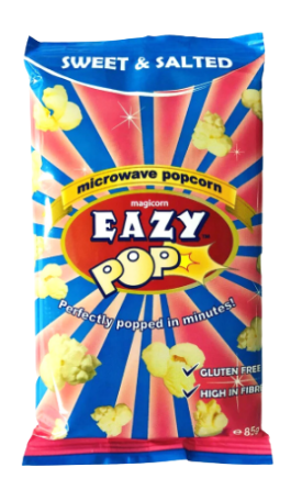 [NO SKU] Micro Popcorn Sweet & Salted 16 x 85g Eazypop