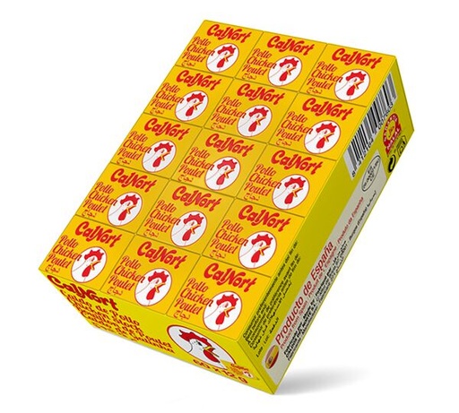 [£1.38 each - 40712] Chicken Bouillon Stock Cubes pk of 36 cubes x 8  Calnort - PART CASE