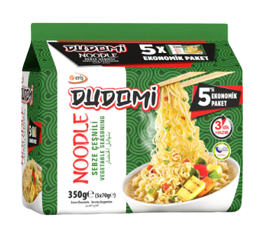 [40631] Noodle Vegetable 5 x 80g Dudomi