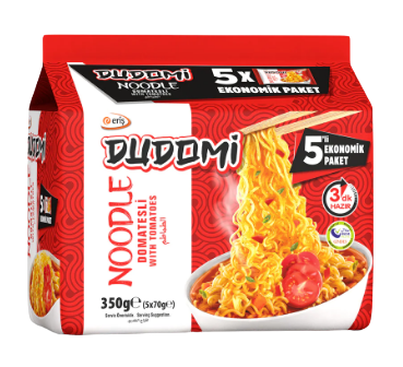 [40634] Noodle With Tomatoes 5 x 80g Dudomi