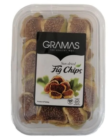 [£2.00 each - NO SKU] Dried Fig Chips 36 x 100g Gramas 