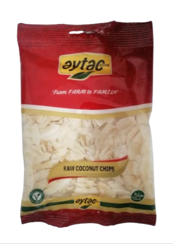 [44108] Raw Coconut Chips 12 x 75g Aytac