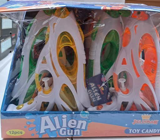[10024] Jellyman Alien Gun Toy Candy
